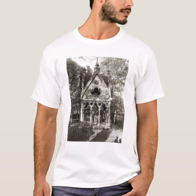 Camiseta O túmulo de Abelard e de Heloise, construído em (Frente)
