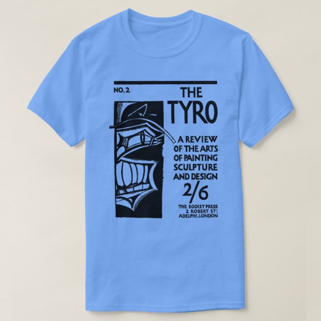 Camiseta O Tyro Wyndham Lewis Modernismo Art Fan (Frente do Design)
