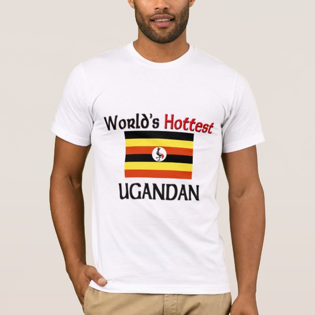 Camiseta O Ugandan o mais quente do mundo (Frente)