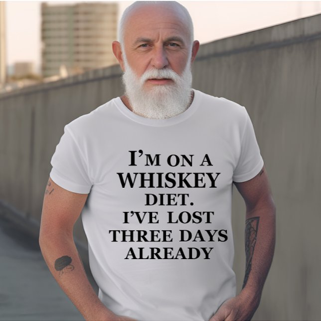 Camiseta O uísque engraçado cita palavras de uísque humor (Criador carregado)