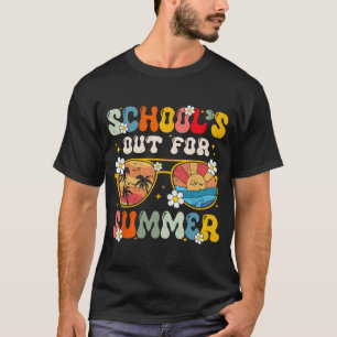 Camiseta O último dia da escola está fora para o verão.