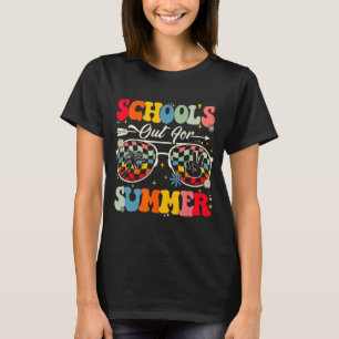 Camiseta O último dia da escola está fora para o verão.