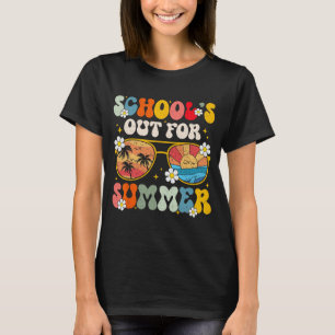 Camiseta O último dia da escola está fora para o verão.