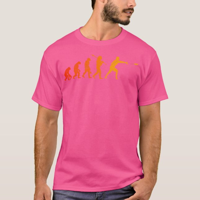 Camiseta O Último Frisbee Evolution Disco Golf Macaco Human (Frente)