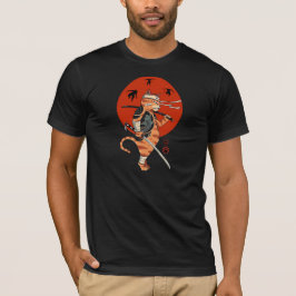 Camiseta O Último Gato Samurai