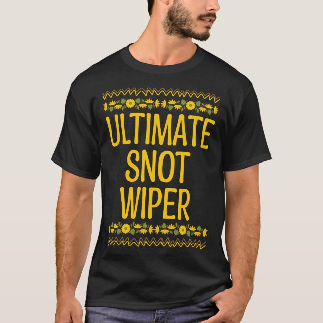 Camiseta O último limpador de névoa Mãe Mãe Humor Mãe Crian (Frente)