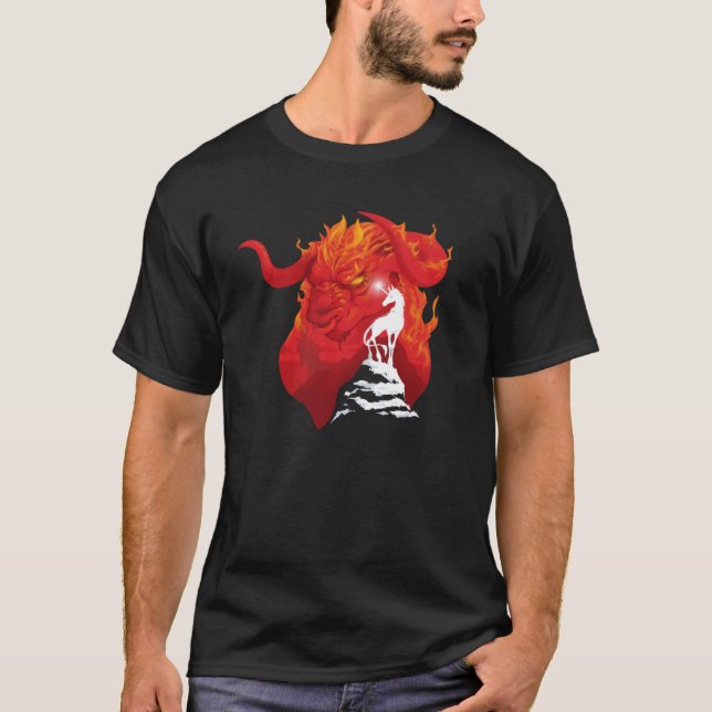 Camiseta O Último Unicórnio vintage (Frente)