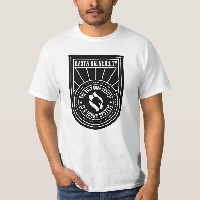 Camiseta O único bom sistema é um sistema de som (Frente)