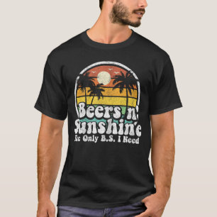 Camiseta O Único BS Que Preciso É Cervejas e Sol Retro Bea