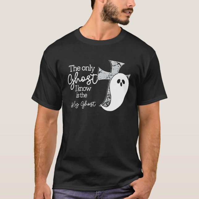 Camiseta O Único Espírito Que Eu Conheço É O Espírito Santo (Frente)