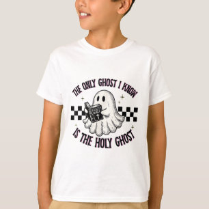 Camiseta O Único Fantasma Que Conheço É O Santo Fantasma En