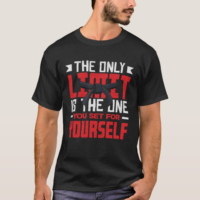 Camiseta O Único Limite Que Você Fixou Para Você Mesmo Kara (Frente)