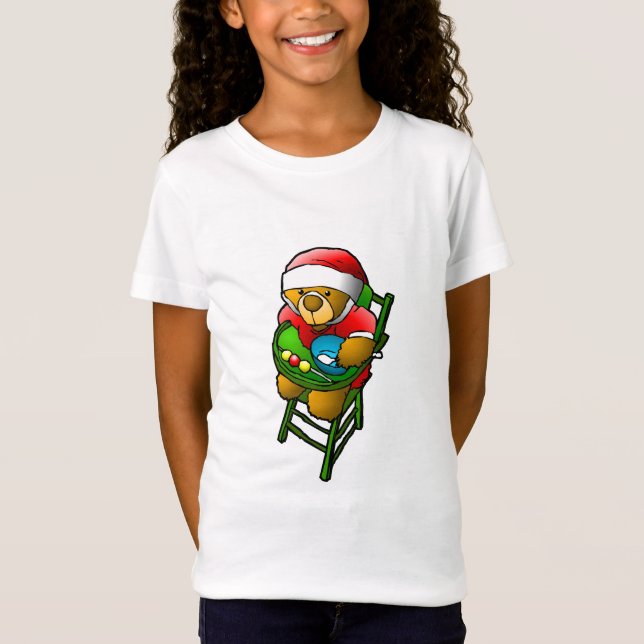 Camiseta O ursinho de Natal (Frente)