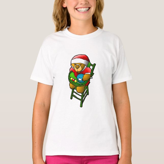 Camiseta O ursinho de Natal (Frente)