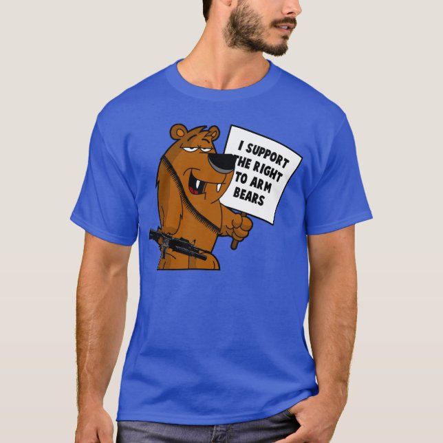 Camiseta O urso arma o urso de urso (Frente)