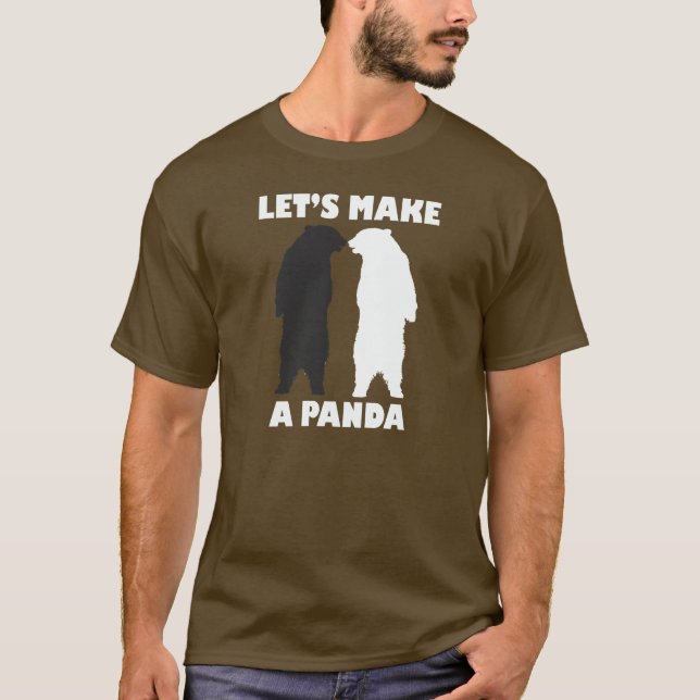 CAMISETA O URSO BRANCO DE URSO PRETO, DEIXOU E.U. FAZER UMA (Frente)