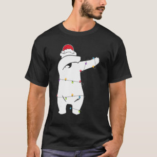 Camiseta O Urso De Natal Ilumina O Pai Natal Para Crianças 