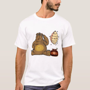 Camiseta O urso e as abelhas