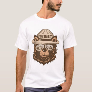 Camiseta O urso nacional Alt dos EUA resiste