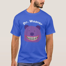 Camiseta O urso nas cintas personalizou Orthodontists