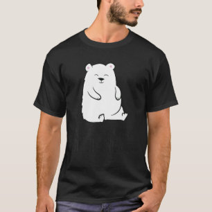 Camiseta O Urso Polar É Meu Espírito Animal Adora Ursos Pol