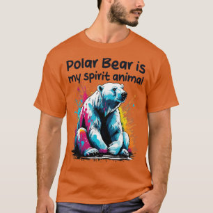 Camiseta O Urso Polar é o meu animal espiritual