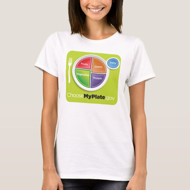 Camiseta O USDA escolhe minha placa (Frente)