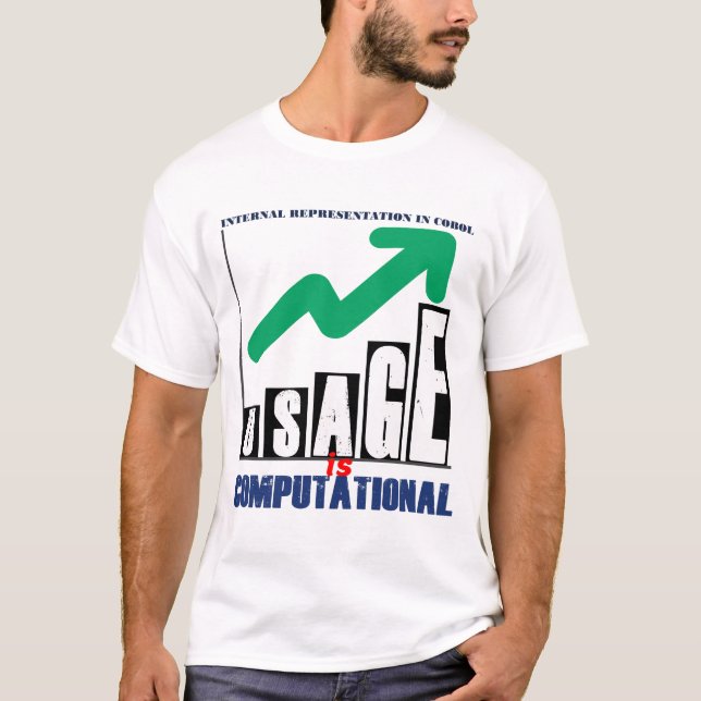 Camiseta O uso é computacional na programação Cobol (Frente)