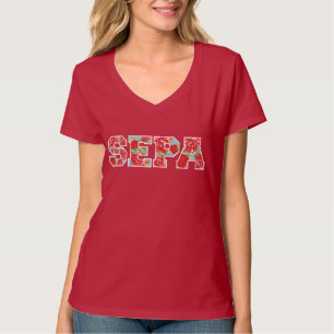 Camiseta O V-Pescoço SEPA aumentou