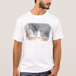 Camiseta O vaivém espacial STS-135 de Atlantis dura o vôo