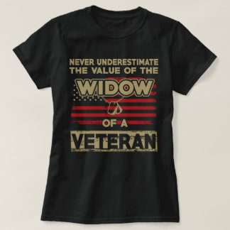Camiseta O valor da viúva de um veterano