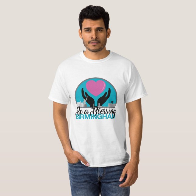 Camiseta O valor seja um t-shirt da bênção (Frente Completa)