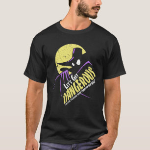 Camiseta O Vamos de Cartoons fica com o noir perigoso