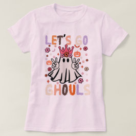 Camiseta O Vamos De Groovy Vai Ghouls Halloween Fusível