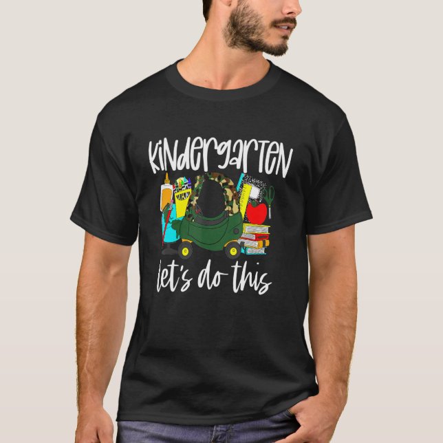 Camiseta O Vamos Do Jardim De Infância Faz Isso De Volta Às (Frente)