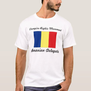 Camiseta O vampiro endireita o movimento - delegado romeno