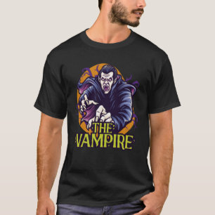 Camiseta O Vampiro Fang Ghoul Imortal Halloween Candy Então