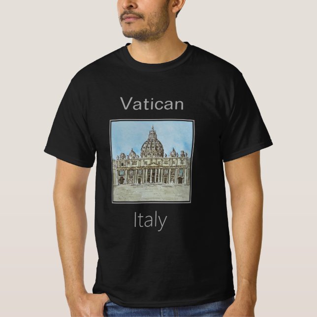 Camiseta O Vaticano na Cidade de Vaticano, Itália (Frente)