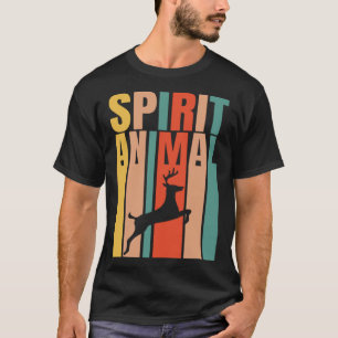Camiseta O Veado É O Meu Retro De Animais Espirituosos