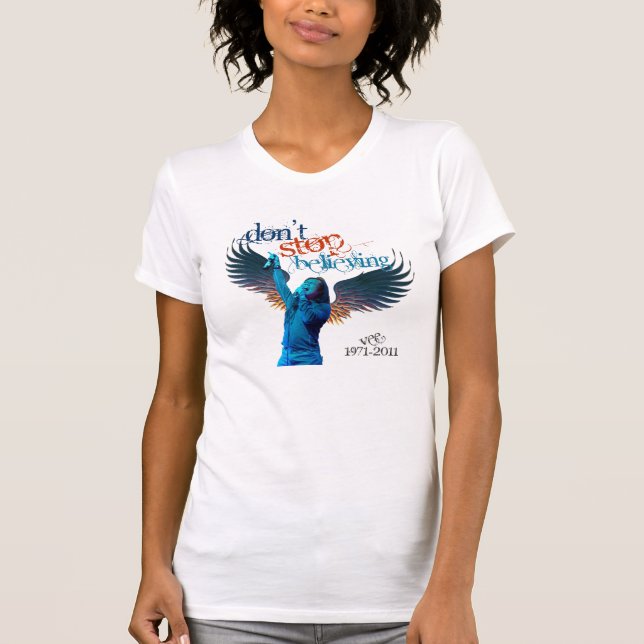 Camiseta O Vee não para de acreditar (Frente)