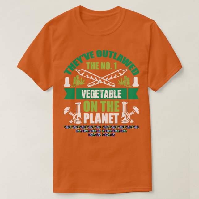 Camiseta O Vegetal No1 No Planeta (Frente do Design)