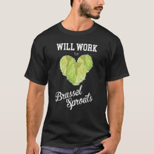 Camiseta O Vegetariano Trabalhará Para Couve-De-Pincel