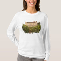 O velho castelo medieval Chateau de Rully na Cote