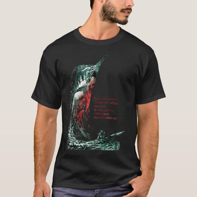 Camiseta O Velho e o Mar Hemingway (Frente)