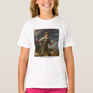 Camiseta O velho MacDonald tinha uma vaca.