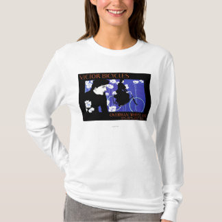 Camiseta O vencedor Bicycles o poster do Promo da roda do