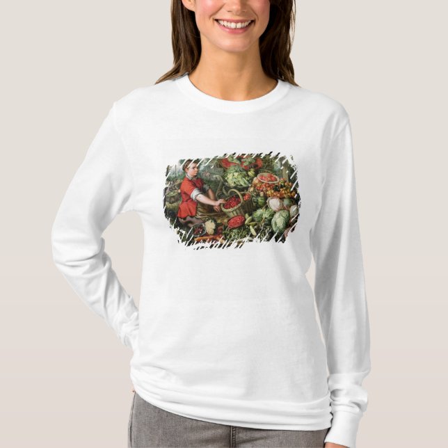 Camiseta O vendedor vegetal (Frente)