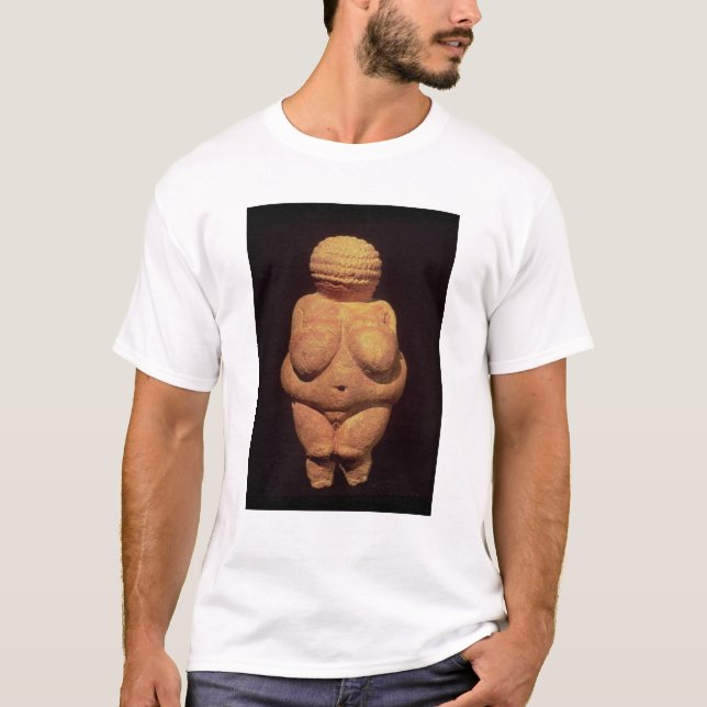 Camiseta O Venus de Willendorf, símbolo de fertilidade (Frente)