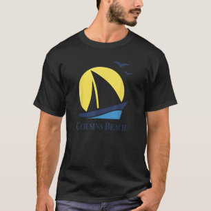 Camiseta O Verão Em Que Tornei Bonito Primos Barco de Praia