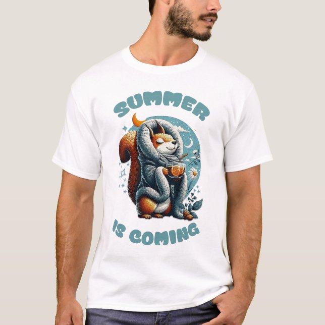 Camiseta O Verão Está Chegando (Frente)